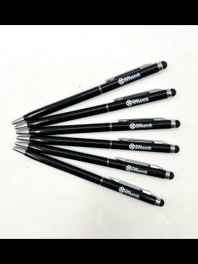 Çevirmeli Metal Touchpen Dokunmatik Tükenmez Kalem