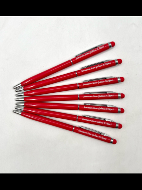 Metal Tükenmez Çevirmeli Touchpen Dokunmatik Kalem