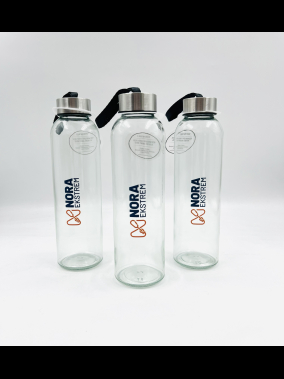 500 ml Cam Matara Şu Şişesi Kılıfsız