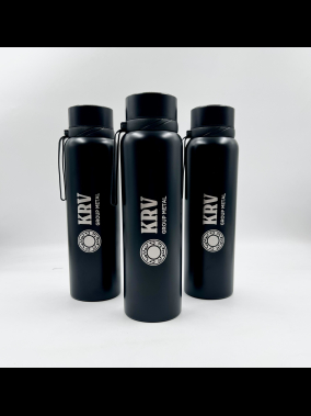 1000 ml Dijital Isı Göstergeli Paslanmaz Çelik Termos