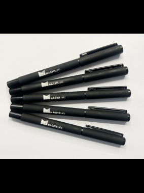Kapaklı Rubber Gövde Metal Roller Kalem