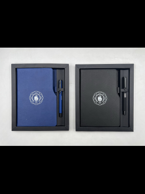 Termo Deri Defter & Metal Roller Kalem Kutulu Hediye Seti