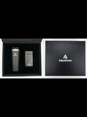 450 ml Termos & 10.000 mAh Powerbank Kutulu VIP Hediye Seti