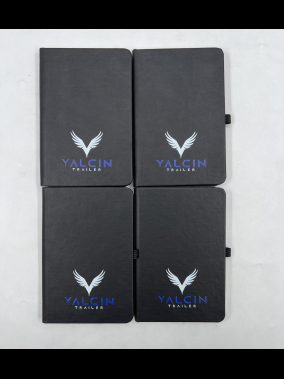 9 x 14 cm Termo Deri Kapaklı Cep Boy Tarihsiz Defter 192 Sayfa 80 gr Ivory Krem İç Kağıt Çizgili