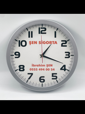30 cm Plastik Duvar Saati