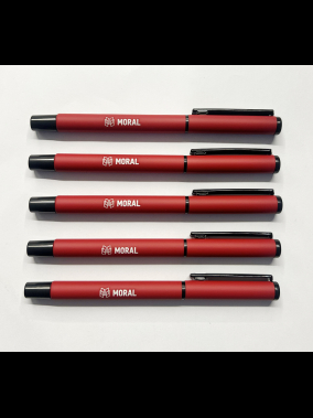 Kapaklı Rubber Gövde Metal Roller Kalem