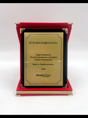 12 x 16 cm Albüm Plaket