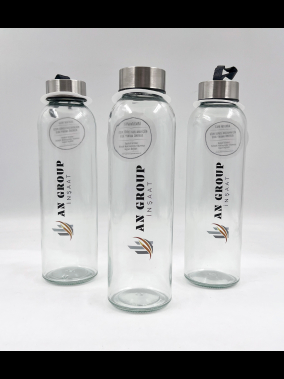 500 ml Cam Matara Şu Şişesi Kılıfsız