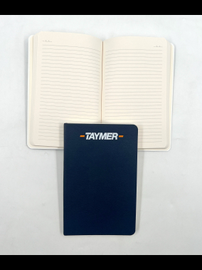 13 x 21 cm Yumuşak Termo Deri Kapaklı Tarihsiz Defter 160 Sayfa 60 gr Holmen Krem Çizgili