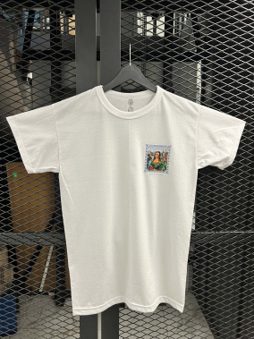 125 GSM Beyaz %80 Pamuk %20 Polyester Kullan At Promosyon Tişört – Unisex Tüp Kumaş