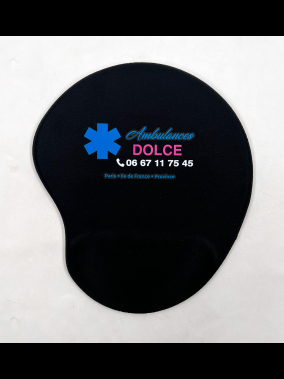 Addison 300152 Siyah Bileklikli Ekstra Kauçuk Kaplamalı Mouse Pad