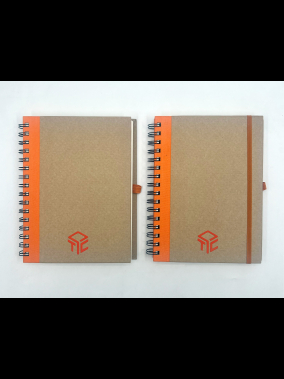 16,5x21,5 Spiralli Geri Dönüşüm Tarihsiz Defter