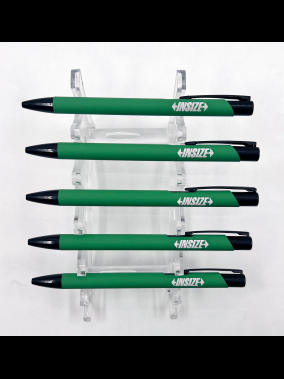 Rubber Gövde Basmalı Metal Tükenmez Kalem