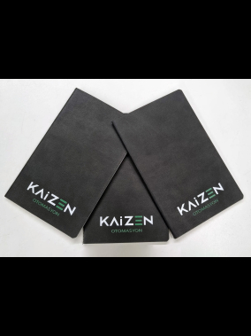 13 x 21 cm Termo Deri Terzi Dikişli Yumuşak Kapaklı Tarihsiz Defter, 80 Sayfa, 80gr. Ivory Çizgili İç Kağıt