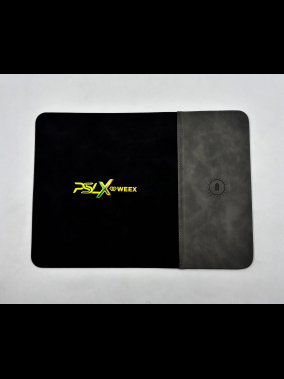 Wireless Kablosuz Şarj Özellikli Deri Mouse Pad