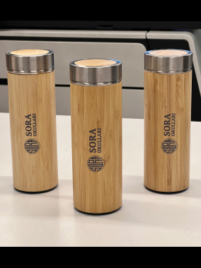 450 ml Bambu Gövdeli Termos