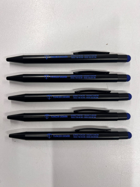 Lazer Baskıyla Renk Değişen Touchpen Metal Kalem