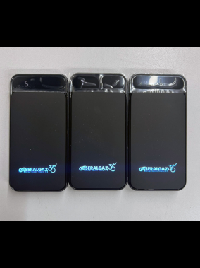 10.000 mAh Işıklı Logolu Powerbank (LED Logo + Yüzde Gösterge + Çift USB Çıkışlı